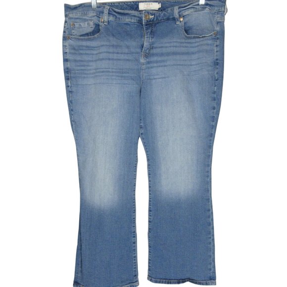 Torrid Jeans Slim Bootcut Light Blue Denim Stretch